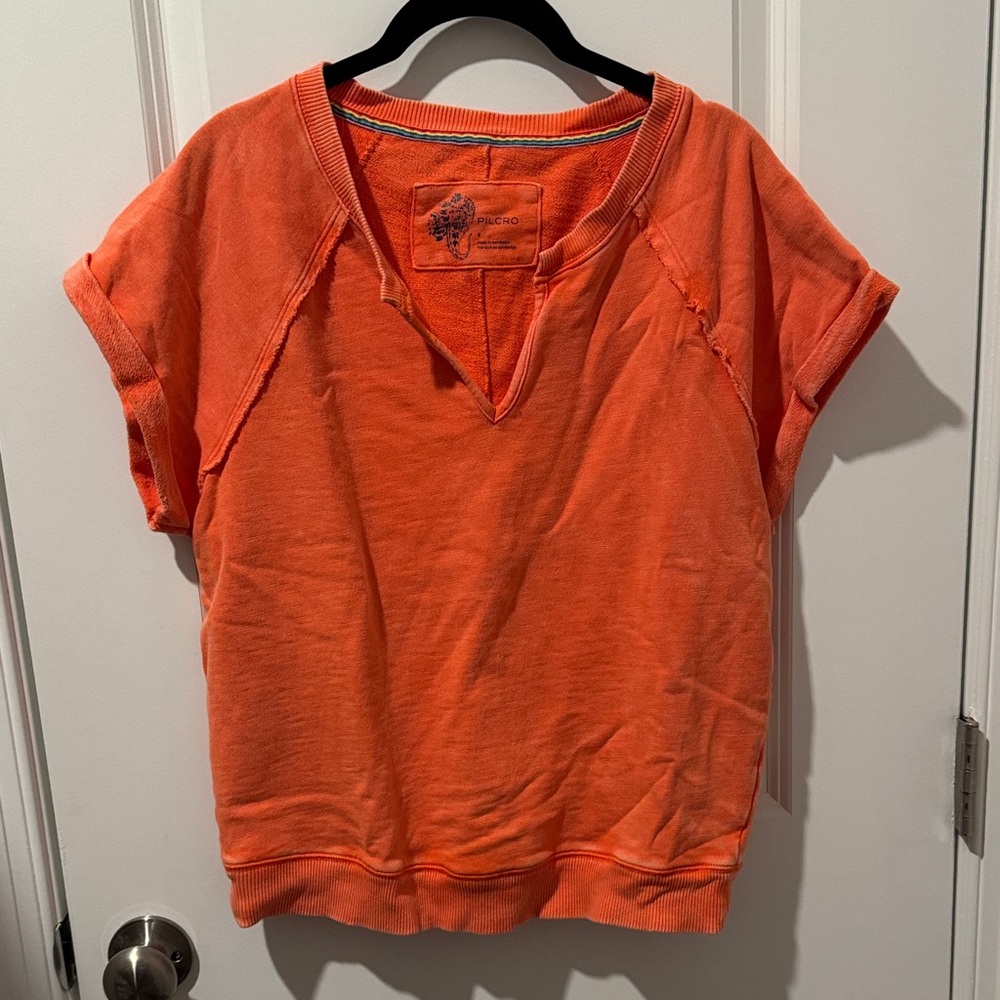 NWT Anthropologie Pilcro Muscle Sleeve Sweatshirt